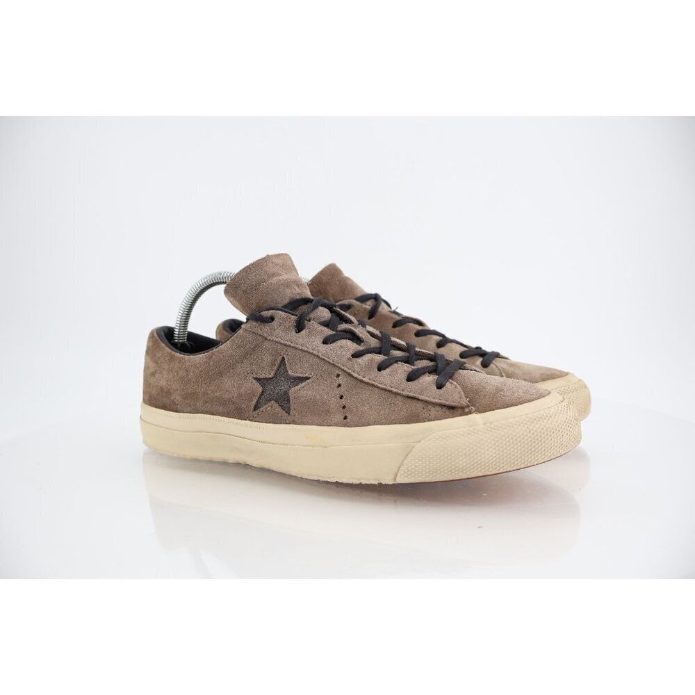 Converse X John Varvatos ONE Star Player Ox Suede Brown Olive Men's Size 8